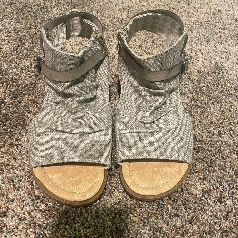 Blowfish Gray Sandals - Picture 4 of 5